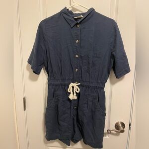 Universal Thread Dark Blue Romper